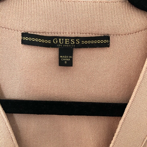 Guess Zip-Front Long Sleeve Bandage Dress - Picture 9 of 9